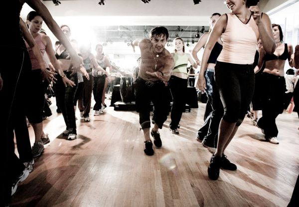 Charismatic Zumba Teacher in Class