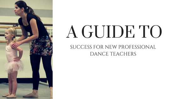 Ballet Teacher helping young student