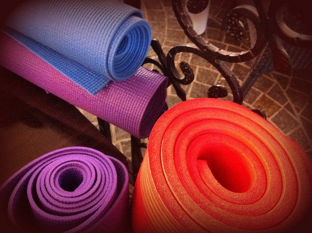 Community yoga mats